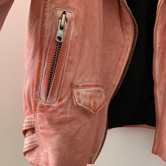 Iro Leather Moto Jacket Sz 36 - Picture 7 of 16